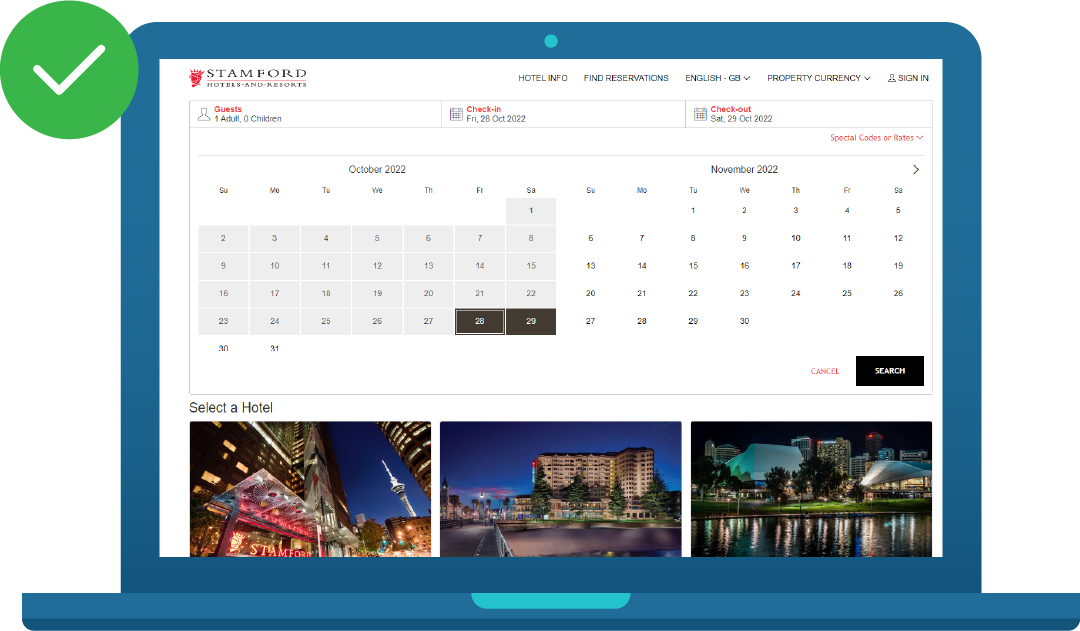 Stamford-direct-booking-screen